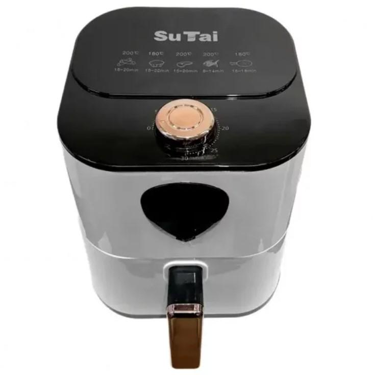 Аерогриль Air Fryer Su Tai ST606 1000 Вт 6 л Білий (Ks45343645765) - фото 4