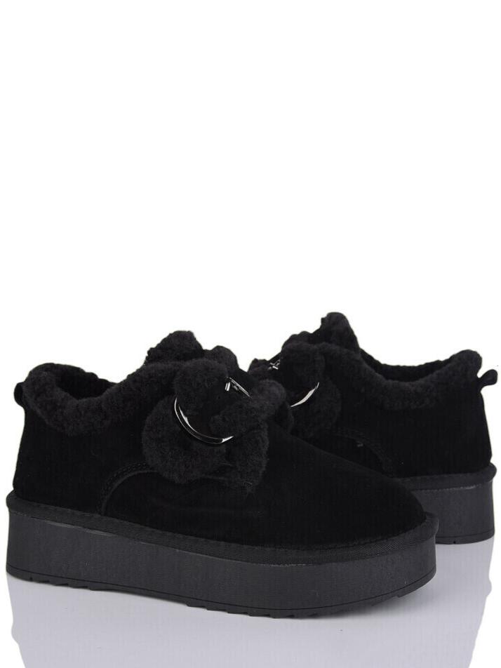 Замшевые угги на овчине Stilli UGN90-1 р. 41 Черный