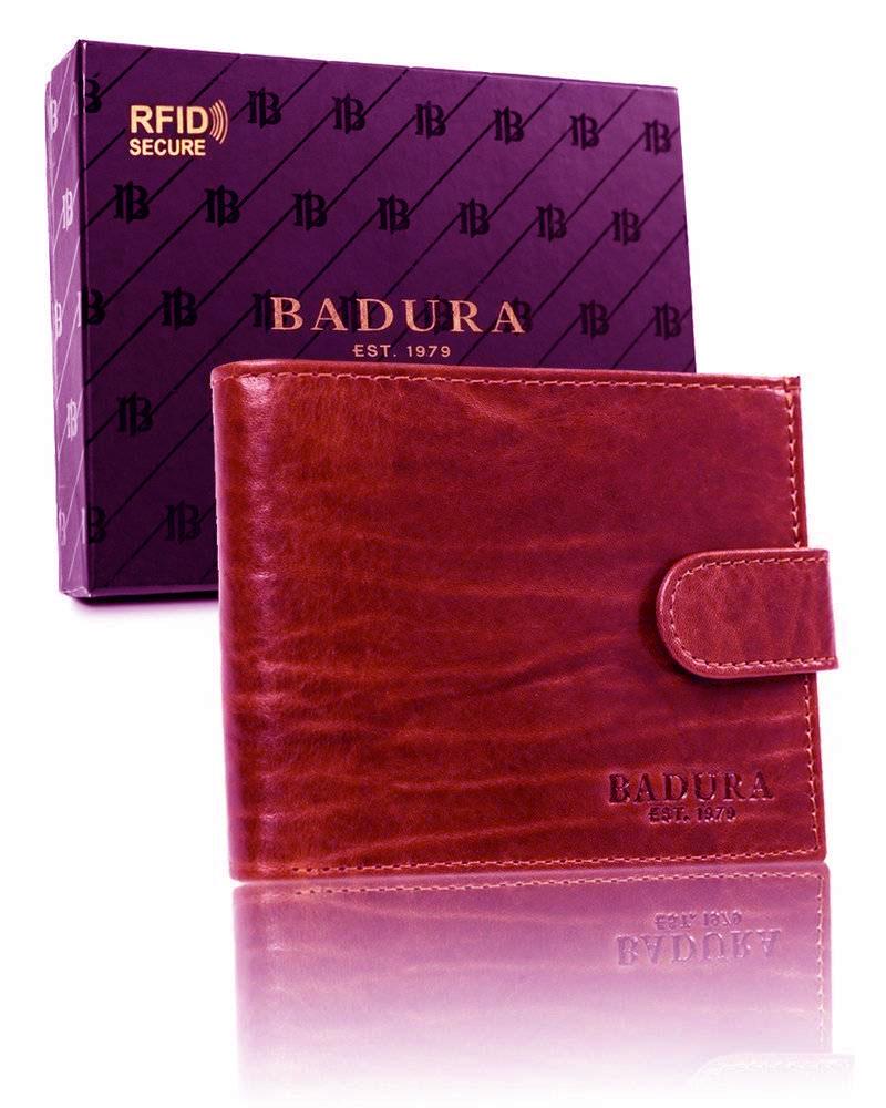 Кошелек мужской кожаный Badura B-N01L-MIL T.MORO