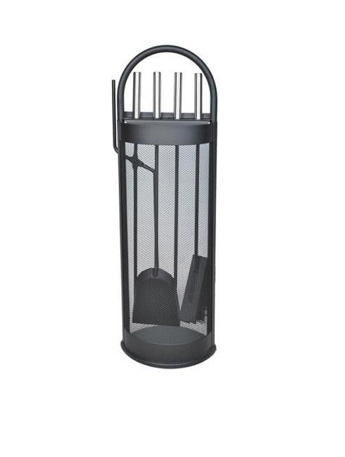 Набор каминных аксессуаров из стали 5в1 Серый