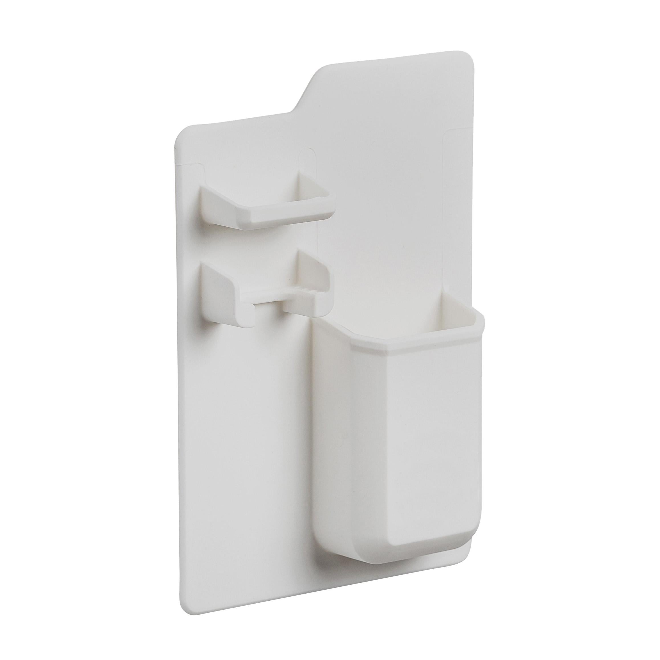 Силіконовий настінний органайзер J-MART Mighty Toothbrush Holder 1031 Сірий