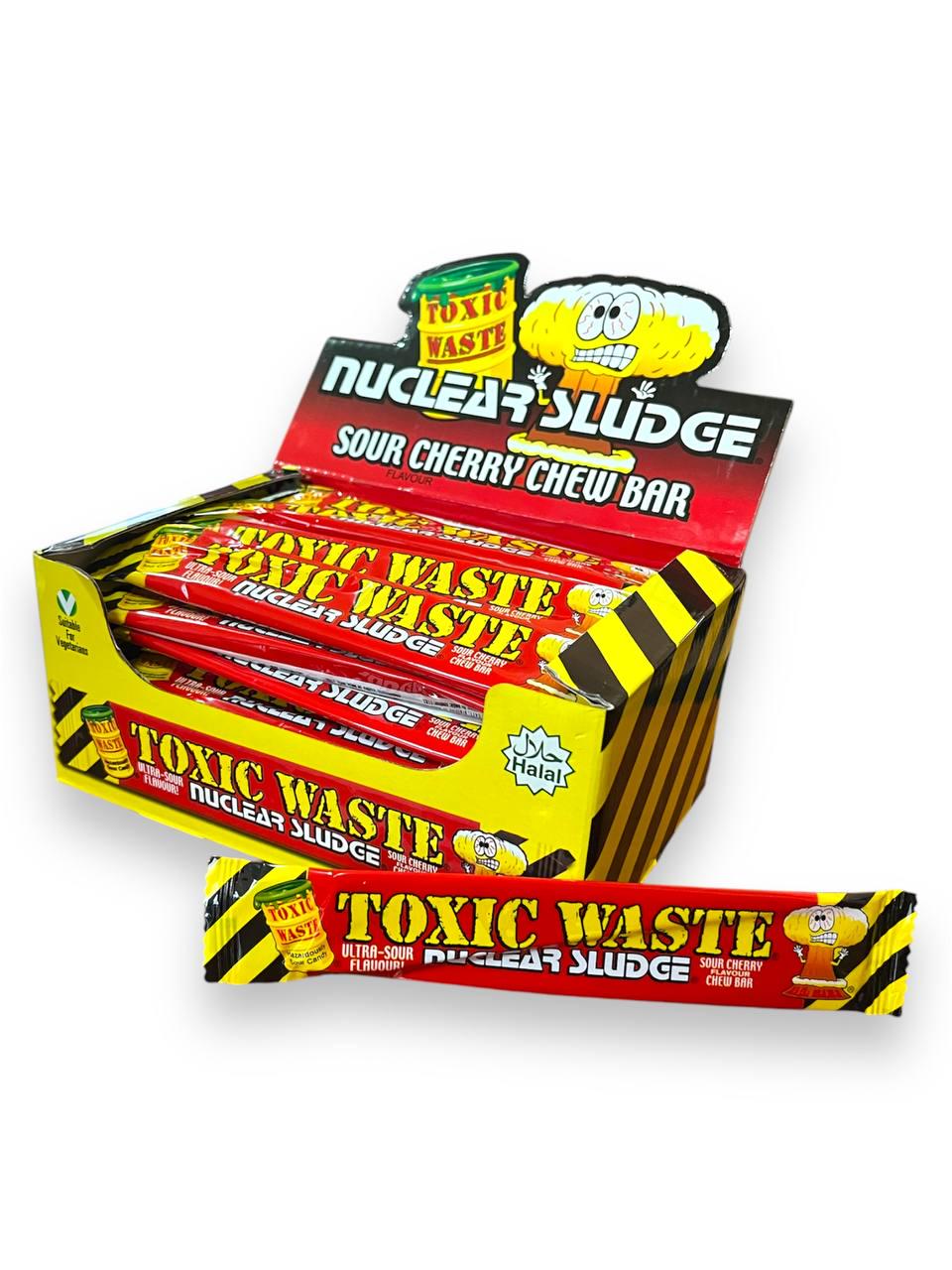Конфеты жевательные Toxic Waste Sour Cherry Chewbar 50 шт. 20 г (00000006292)