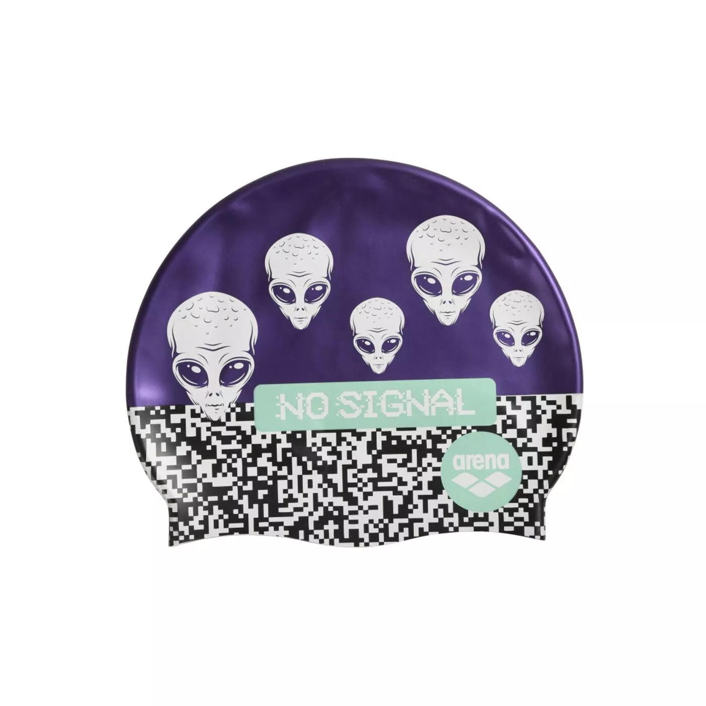 Шапочка для плавания Arena PRINT JR OSFM Фиолетовый (94171-228)