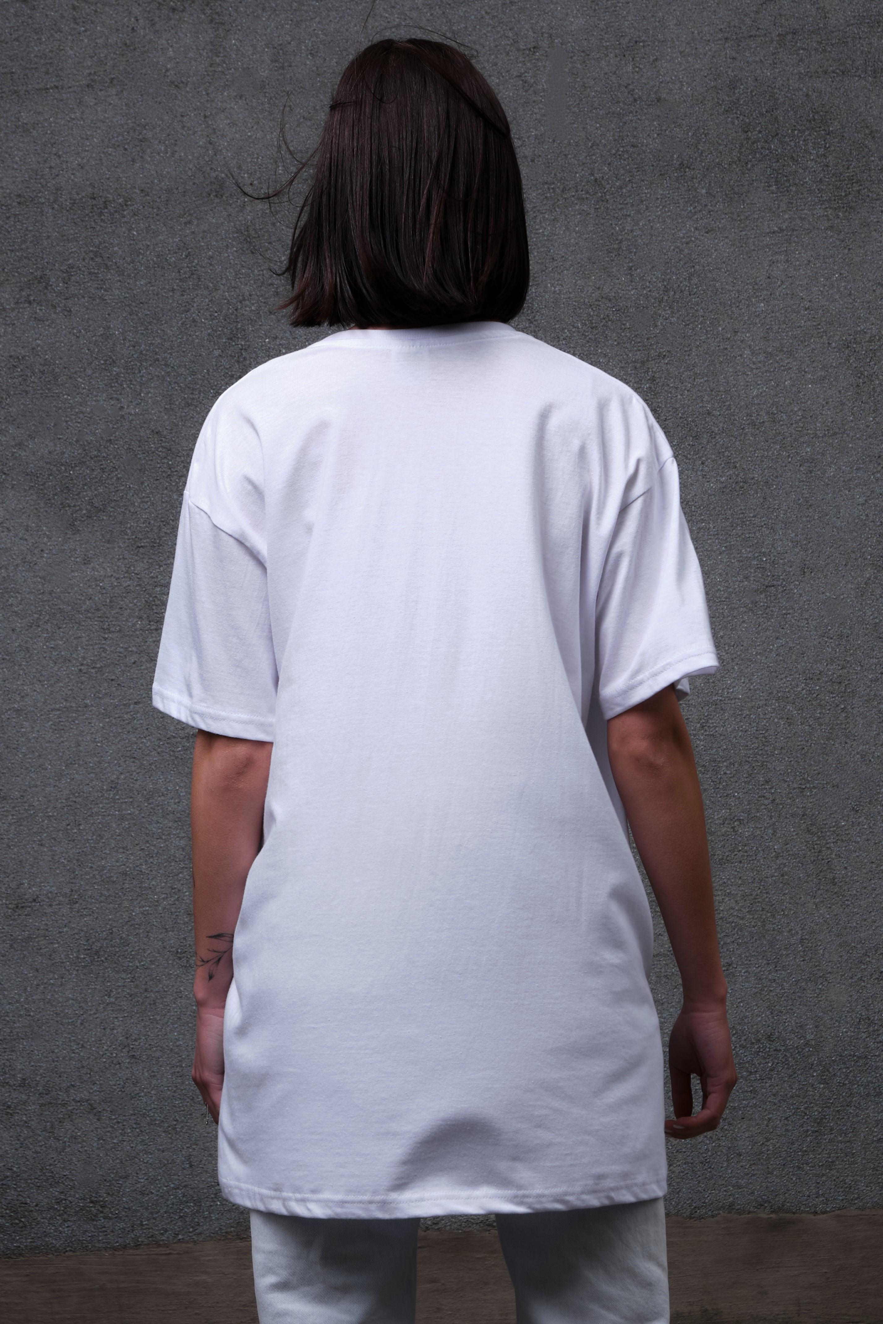 Футболка женская Without 1702 с принтом оверсайз S/M White (S8049245) - фото 2 Футболка женская Without 1702 с принтом оверсайз S/M White (S8049245) - фото 2