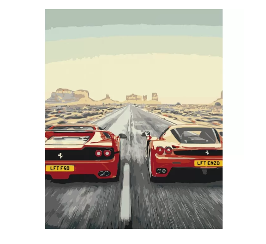 Картина по номерам Идейка "Адреналин" 40х50 см (KH2513)