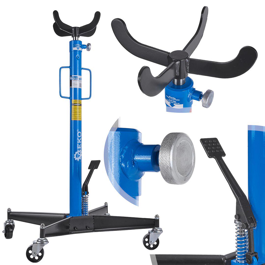 Стойка трансмиссионная гидравлическая Geko G02100 500 кг 1050-1820 мм (26992531) - фото 2 Стойка трансмиссионная гидравлическая Geko G02100 500 кг 1050-1820 мм (26992531) - фото 2