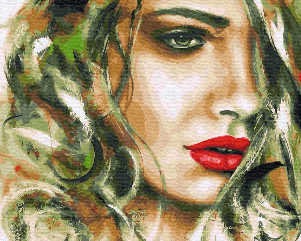 Картина по номерам Brushme Лицо незнакомки (GX33241)