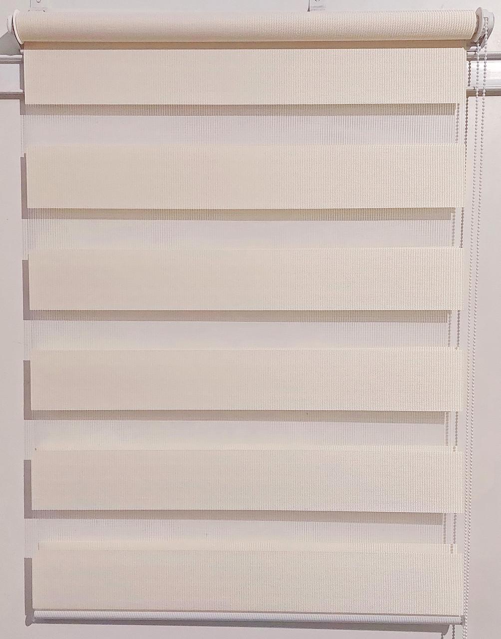 Рулонная штора день-ночь Miranda ВМ-12 87,5х130 см Молочный (ВМ-12-142)