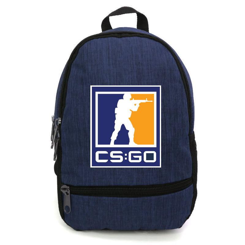 Школьный рюкзак с принтом Counter-Strike CSGO-004 12,5 л Синий (1441896095)