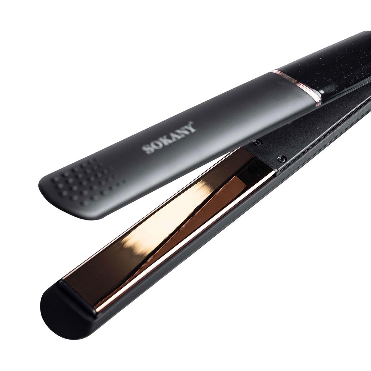 Утюжок-выпрямитель для волос Sokany керамический 5 режимов до 230 градусов 45 Вт (7176) - фото 7 Утюжок-выпрямитель для волос Sokany керамический 5 режимов до 230 градусов 45 Вт (7176) - фото 7