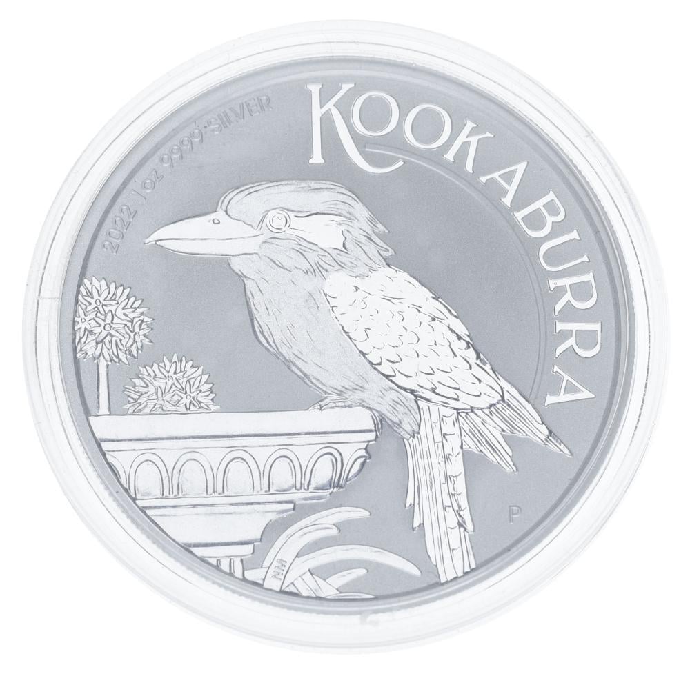 Коллекционная монета Австралия 1 доллар 2018 серебро UNC Кукабарра 1 унция/31,1 г (М20821)