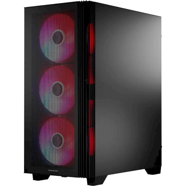 Корпус для ПК Modecom Mistral ARGB Flow Midi-Tower ATX no PSU Черный (AT-MISTRAL-MG-10-00ARGB-0) - фото 3