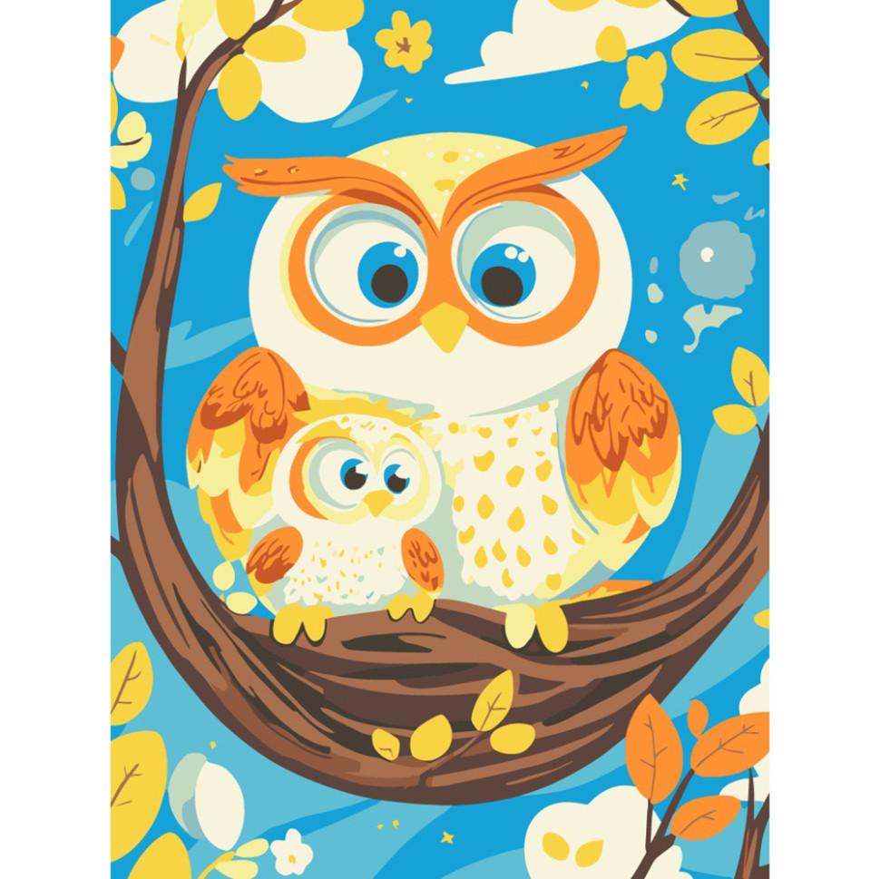 Картина по номерам ART CRAFT Мамаша-Сова 30х40 см (15597-AC)