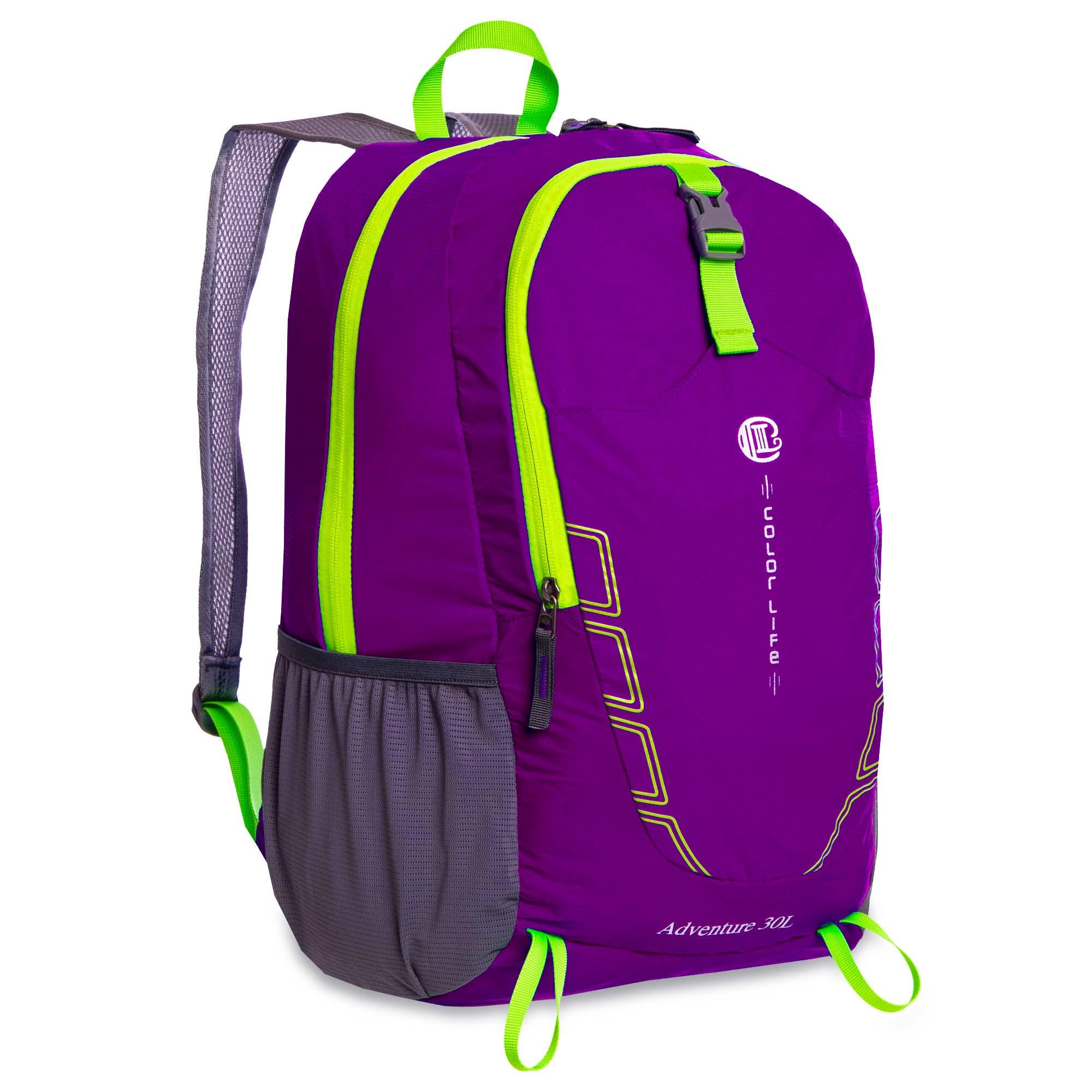 Рюкзак спортивный COLOR LIFE TY-9008 30л Фиолетовый (NA003111)