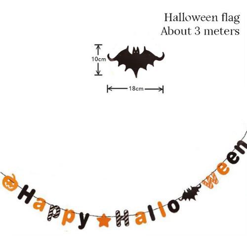 Гирлянда на Хэллоуин Happy Halloween 3 м Разноцветный (9204) - фото 2