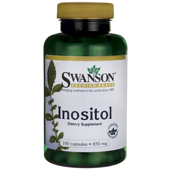 Інозитол Swanson Inositol 650 мг 100 Caps