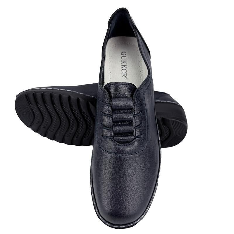 Мокасини жіночі шкіряні батали 2073-6 p. 41 26 см Синій