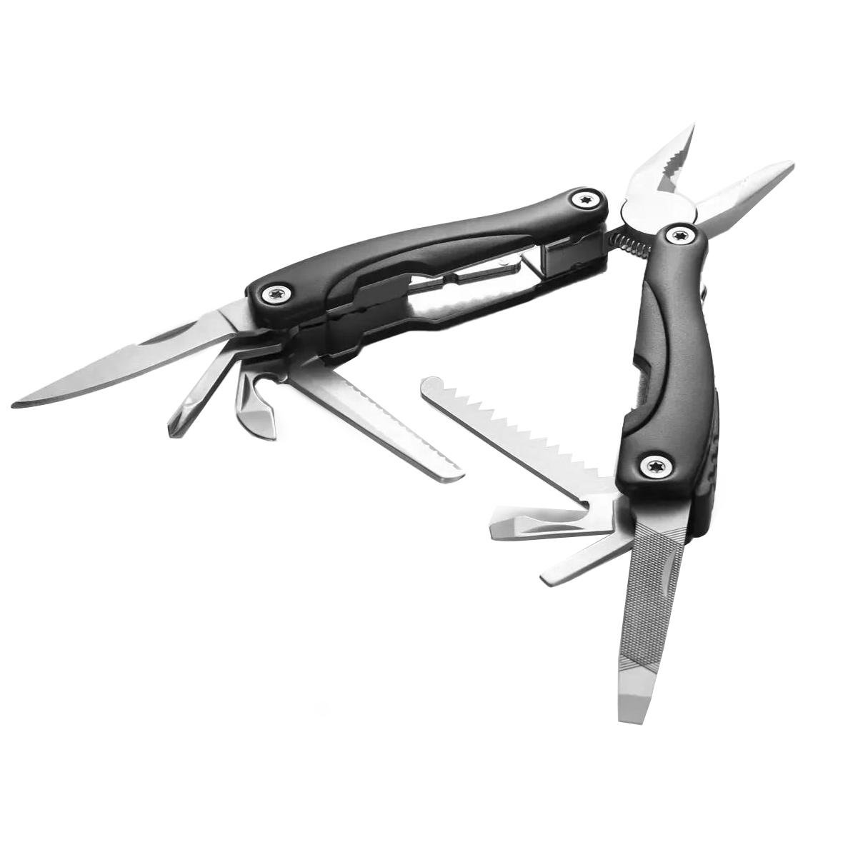 Мультитул складной Traveler MT609 9в1 16 см Black (30835557)