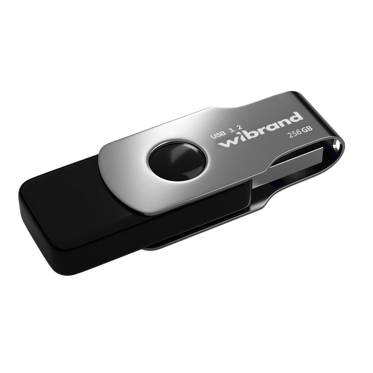 Флеш-память USB Wibrand WI3.2/LI256P9B Lizard 256 Гб Black (19556674)