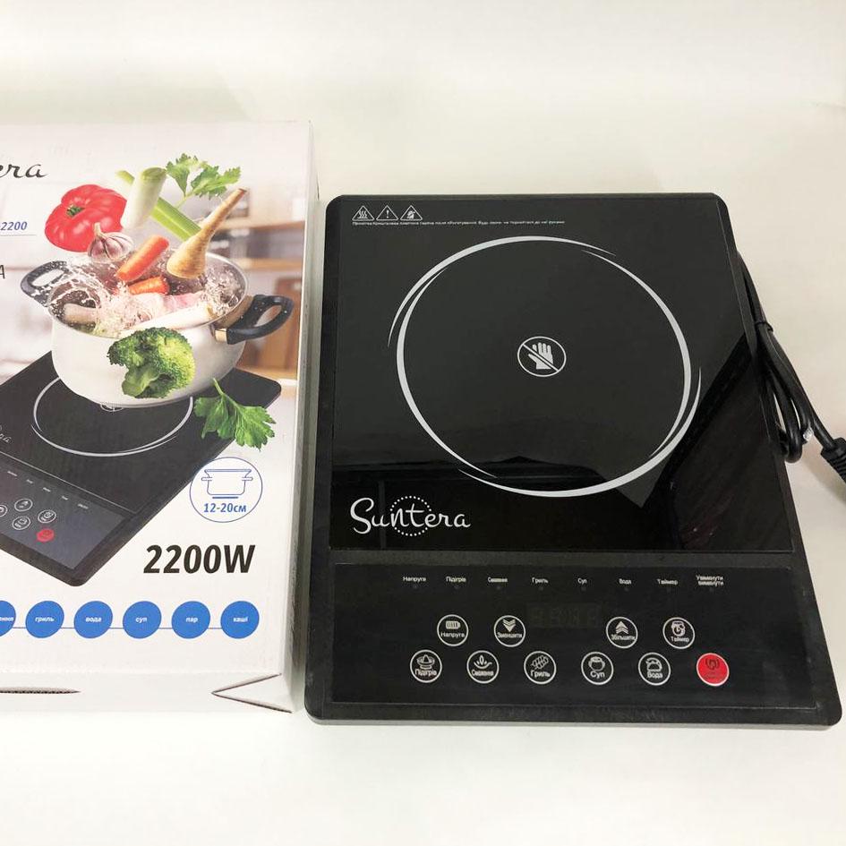 Плита индукционная инфракрасная Suntera ICD-2200/2200 Вт - фото 3 Плита индукционная инфракрасная Suntera ICD-2200/2200 Вт - фото 3