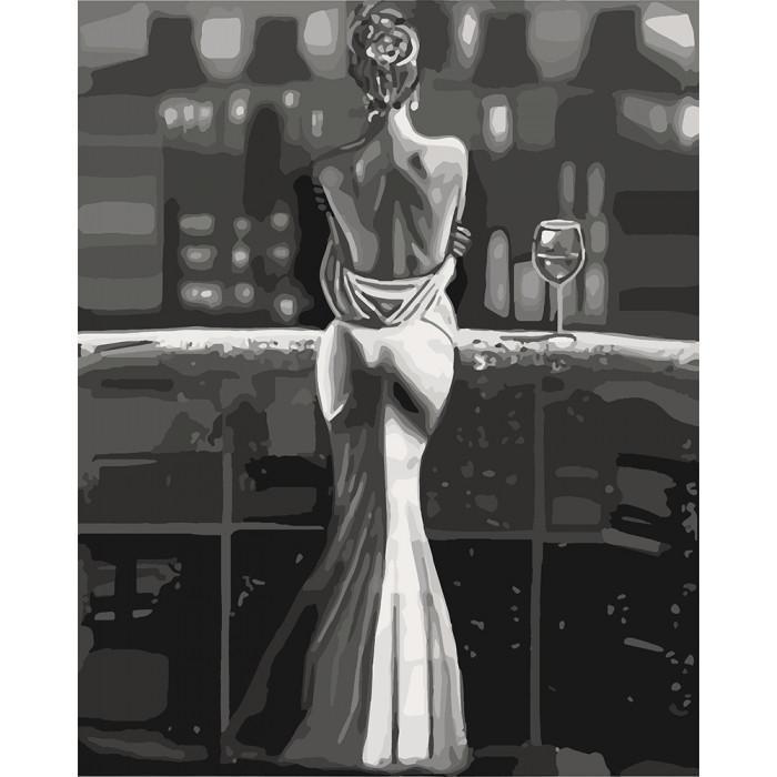 Картина по номерам Идейка "Созерцая город" 40х50 см (KHO4611)