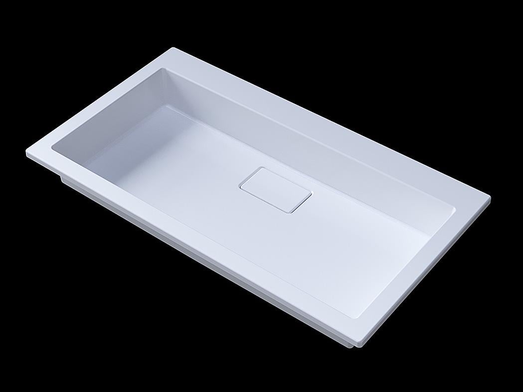 Умивальник накладний Status Aria Low 80 White (725) - фото 7