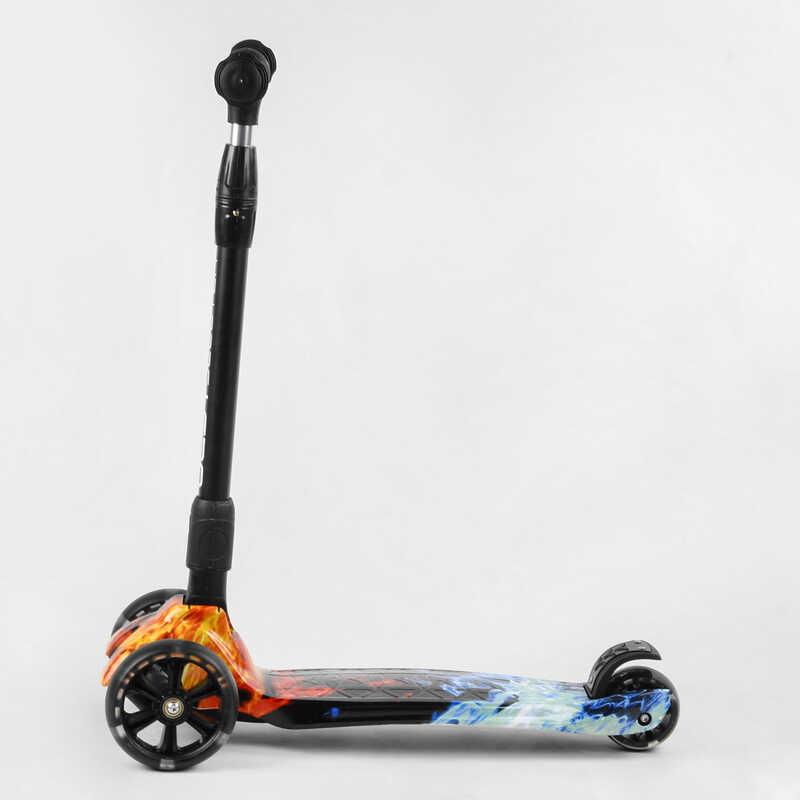 Самокат триколісний Best Scooter 76-455 MAXI 3 колеса PU зі світлом - фото 3 Самокат триколісний Best Scooter 76-455 MAXI 3 колеса PU зі світлом - фото 3