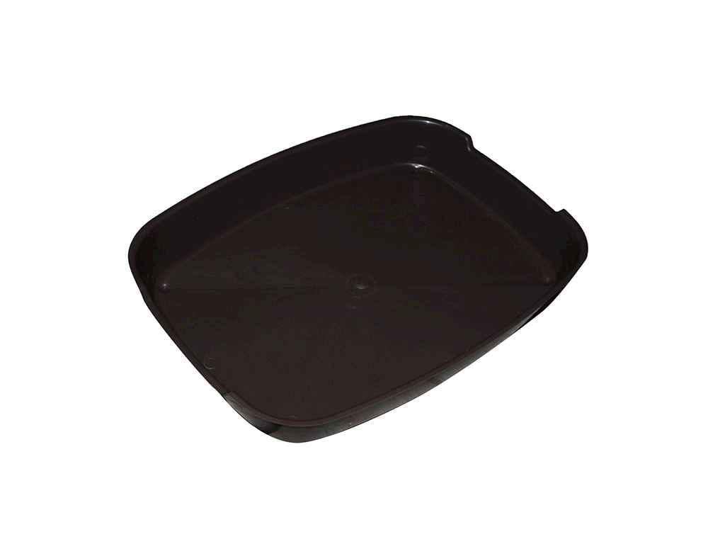 Туалет для тварин ZOO SET без сітки малий 37х28х6 см Коричневий (852849)