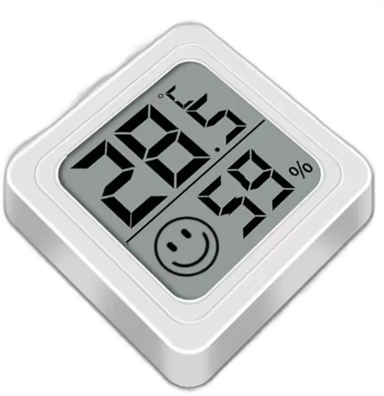 Термометр гігрометр міні цифровий LCD White (4e777036) Термометр гігрометр міні цифровий LCD White (4e777036)