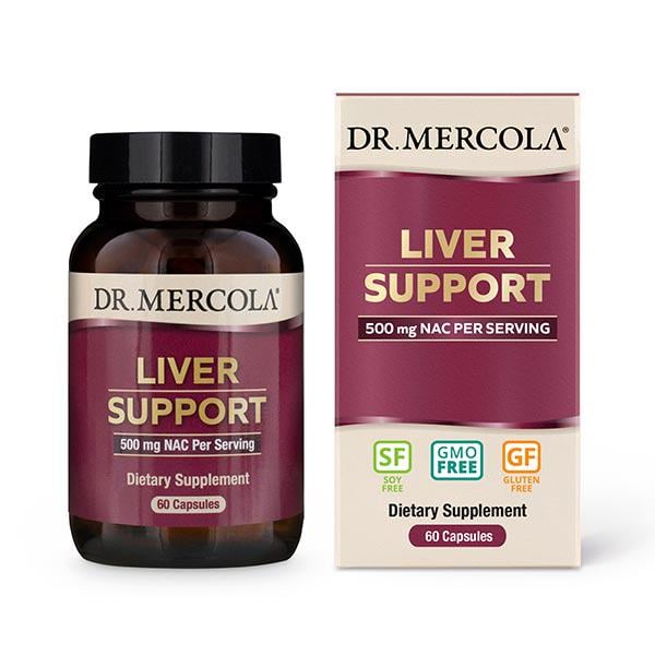 Натуральная добавка Dr. Mercola Liver Support 60 капс. (7117)