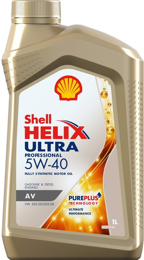 Моторна олива SHELL Helix Ultra Pro AV SN 5W-40 1 л (550044151)
