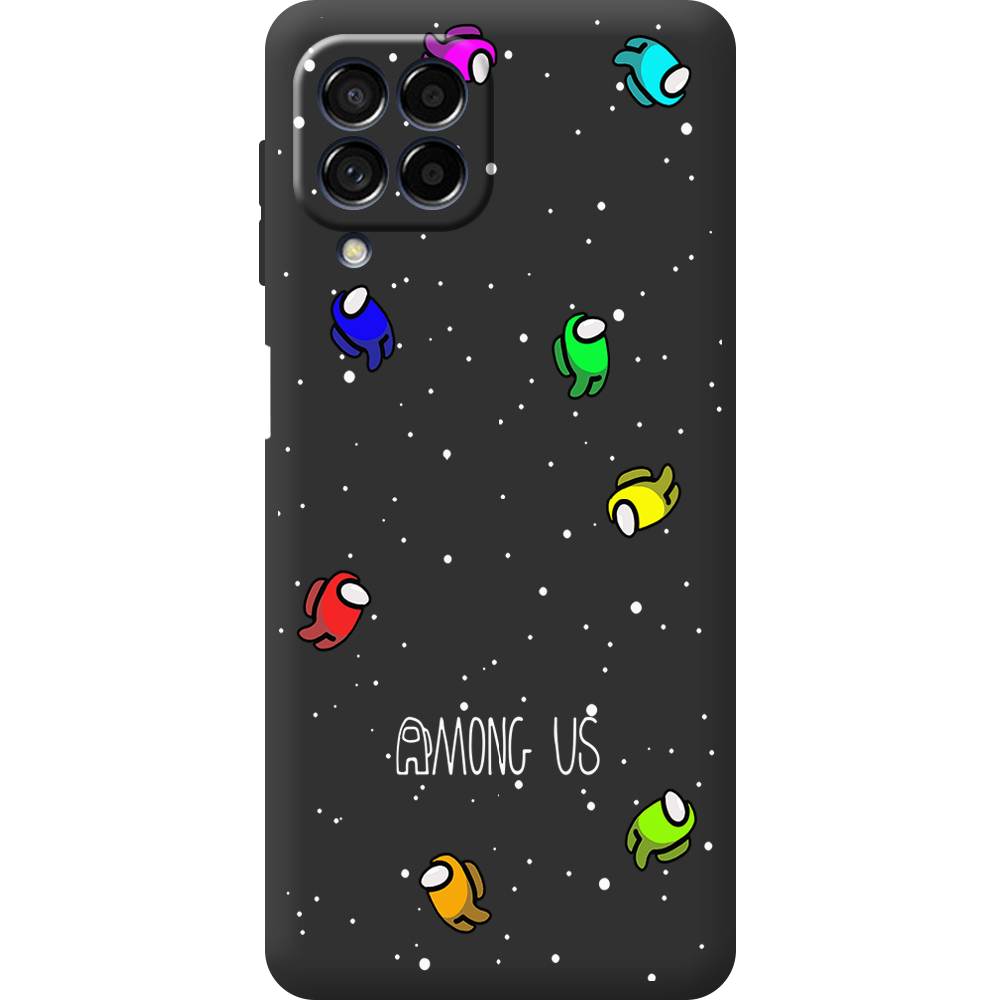Чехол BoxFace Samsung Galaxy M53 5G (M536) Among Us Invisible Черный силикон (44473-bk76-44483)