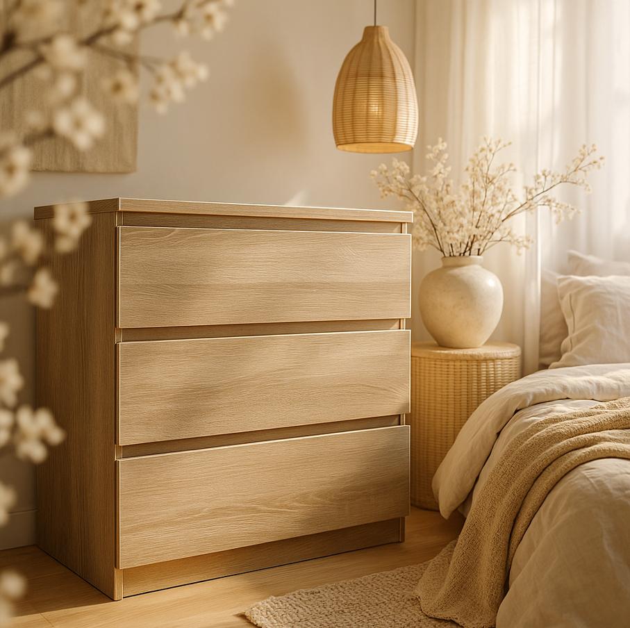 Комод для одежды Мастер Форм Брайт 800х376х730 мм Дуб сонома (20157) Комод для одежды Мастер Форм Брайт 800х376х730 мм Дуб сонома (20157)