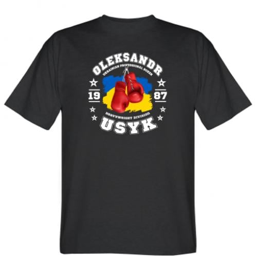 Футболка мужская Oleksandr Usyk 2XL Черный (13226402-2-184280-XXL)