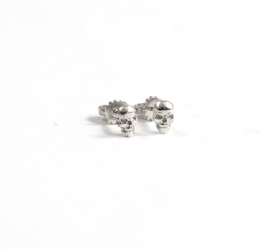 Серьги Maxi Silver 7454 Череп (87454)