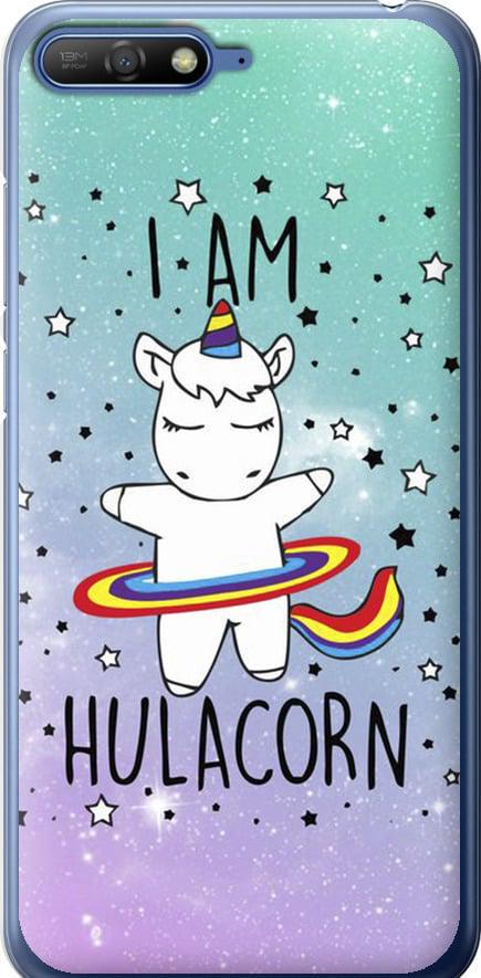 Чехол на Huawei Y6 2018 I'm hulacorn (3976t-1637-42517)