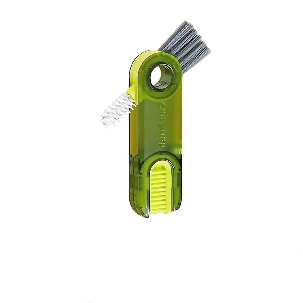 Щітка Stenson R94161 для пляшок та сосок 11х3 см Салатовий (24461200)