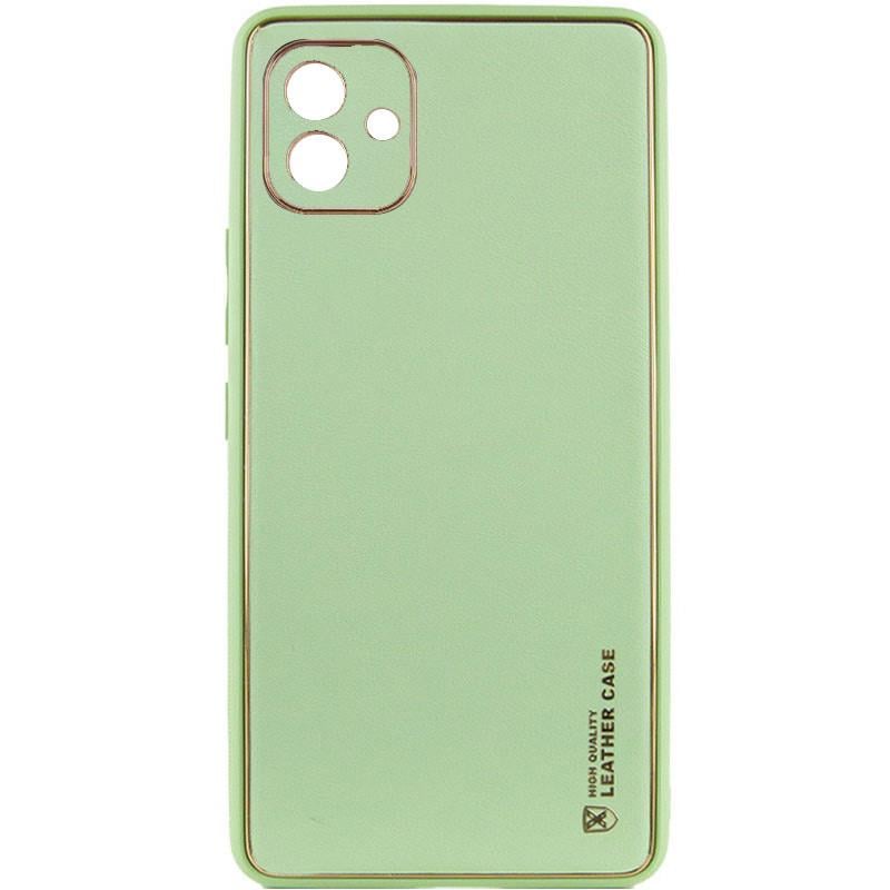 Противоударный Кожаный Чехол Xshield для Samsung Galaxy A05 Зеленый / Pistachio