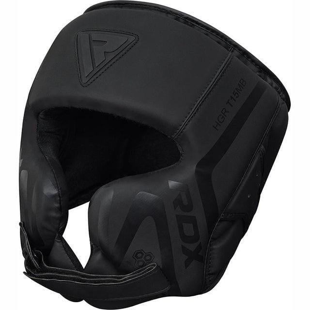 Боксерский шлем RDX T15 Noir Cheek Protector XL Matte Black (3070022177) Боксерский шлем RDX T15 Noir Cheek Protector XL Matte Black (3070022177)