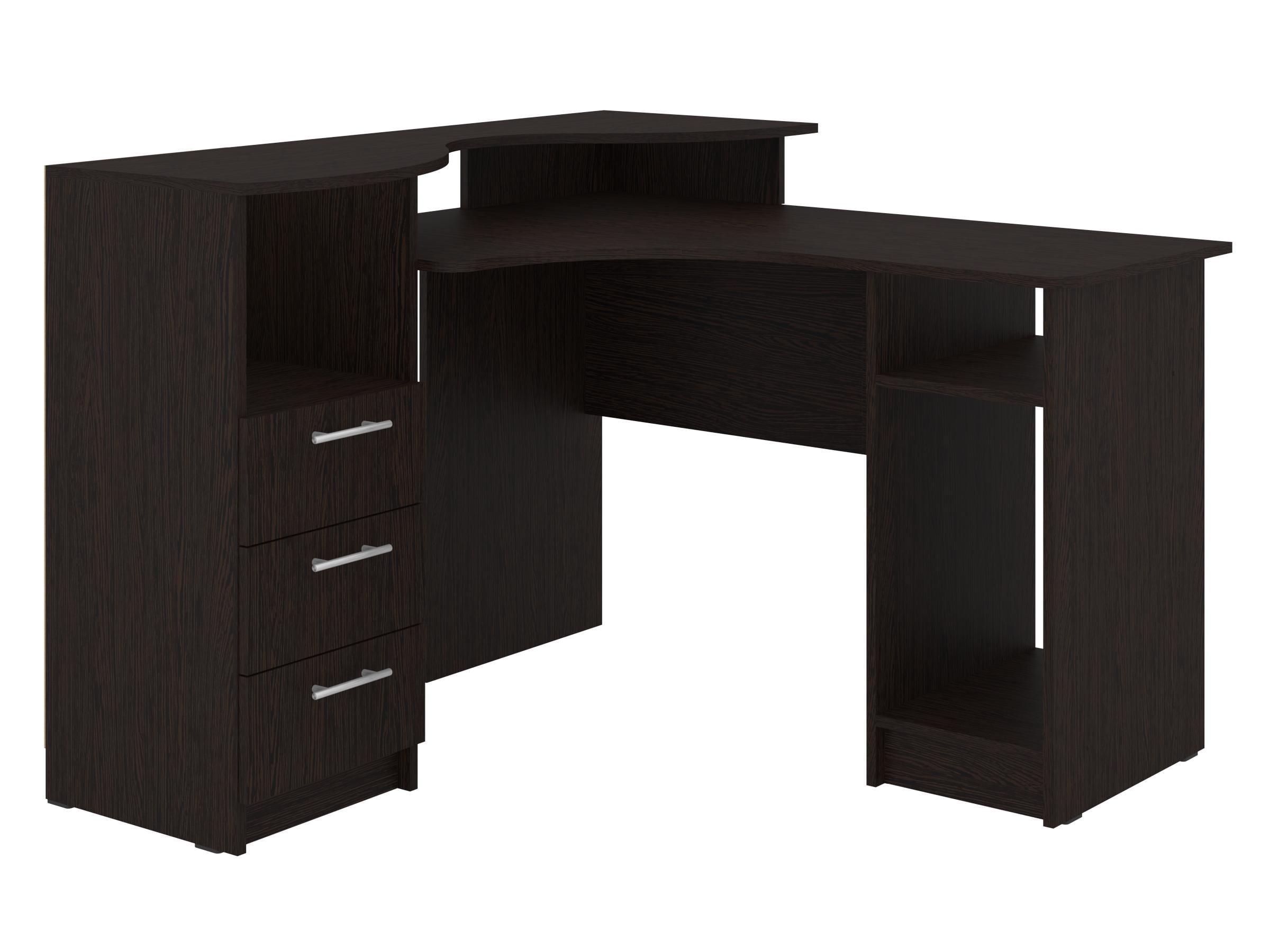 Письменный стол PEHOTIN Атрикс 123х120х75/89 см Венге (PN-101261)
