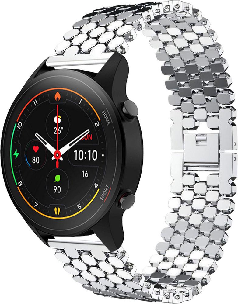 Металевий ремінець Scaly для Xiaomi Mi Watch Silver (28781-59)