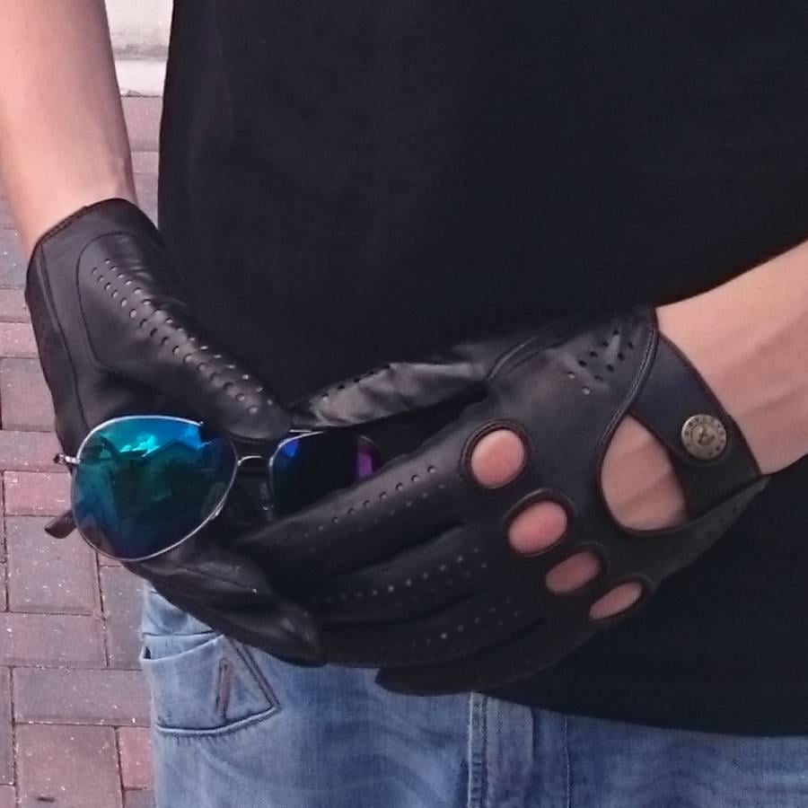 Перчатки мужские Alpa Gloves 610-15-8.5 автомобильные натуральная кожа р. 8,5 Черный (28336689) - фото 2