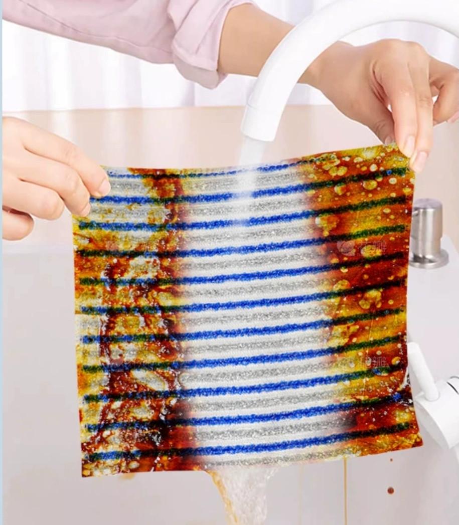 Набір серветок двошарових багаторазових для кухні 20х20 см 3 шт. (2396356138) - фото 4 Набір серветок двошарових багаторазових для кухні 20х20 см 3 шт. (2396356138) - фото 4