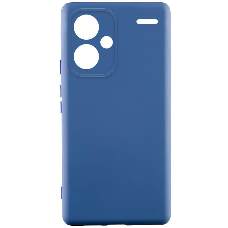 Противоударный чехол Silicone Cover Lakshmi Full Camera (A) для Xiaomi Redmi Note 13 Pro+ Синий / Navy Blue