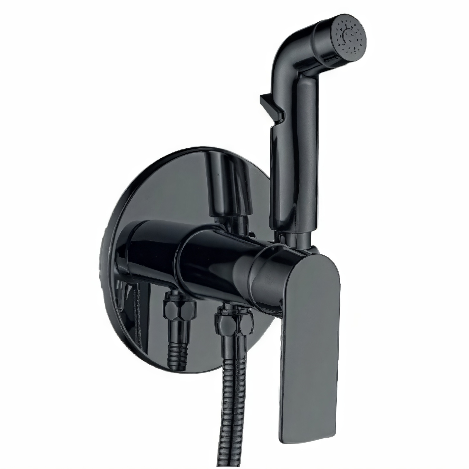 Смеситель для гигиенического душа Haiba ALEX 002 INNER Graphite (HB9617)