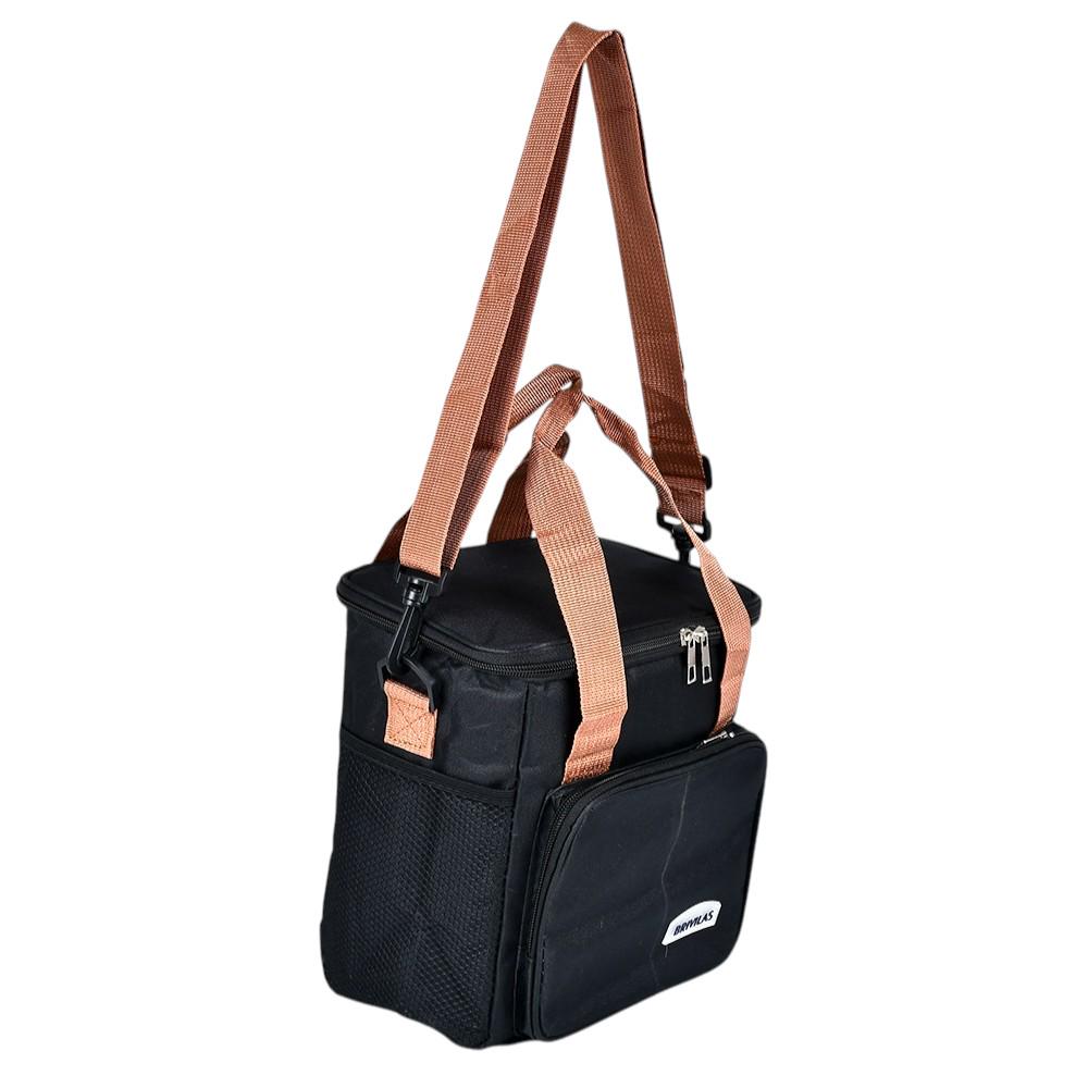 Термосумка R98917 с фольгированной термоизоляцией 21×14×23 см Черный (R98917)