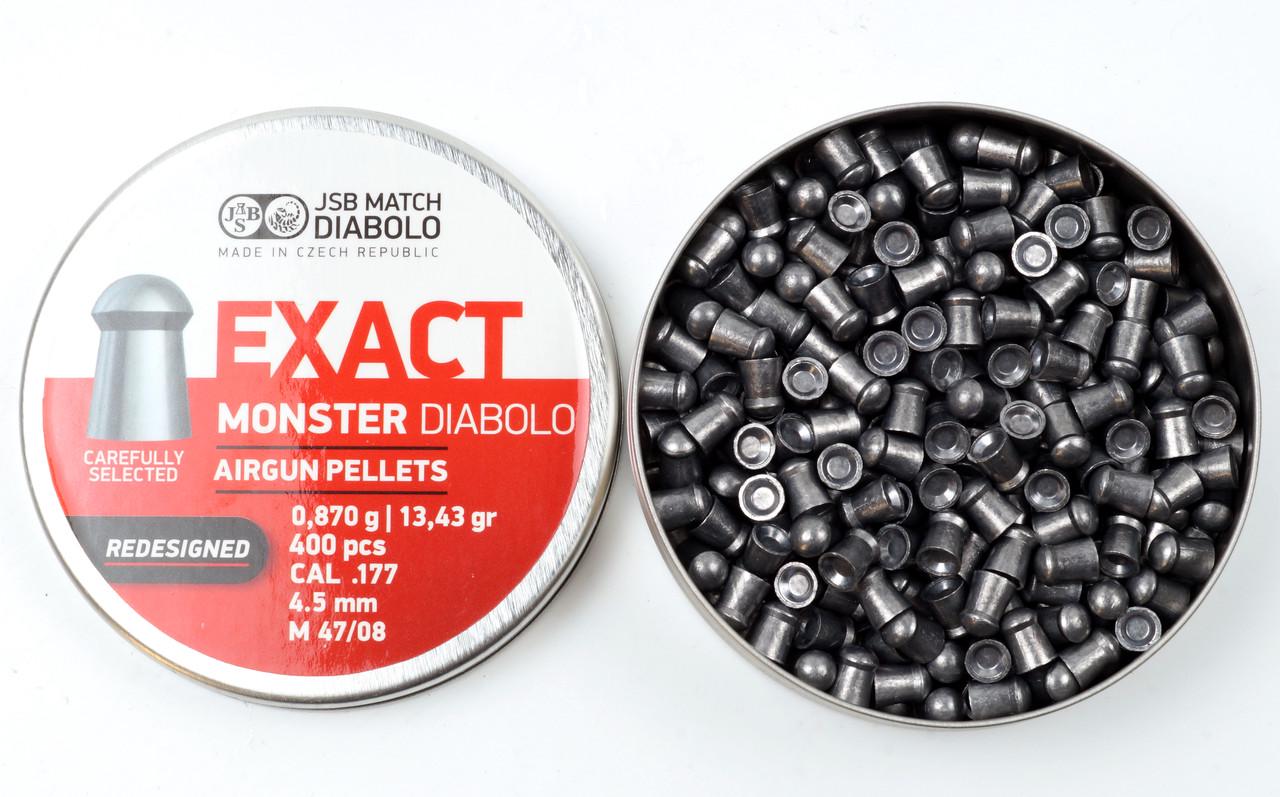 Пули свинцовые JSB Exact Monster Diablo Redesigned 0,87 г 400 шт. (1653059477) - фото 2