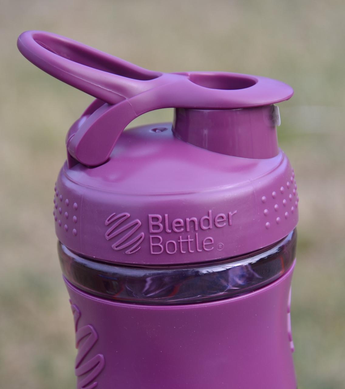 Шейкер спортивный Blender Bottle SportMixer Flip 590 ml Plum (18067464) - фото 8