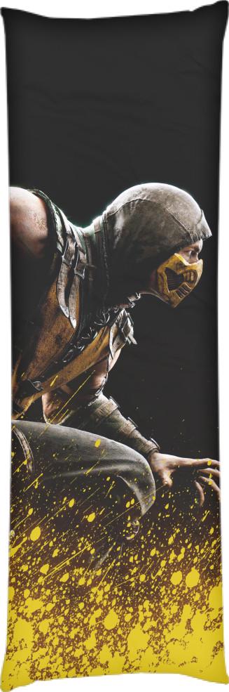 Подушка дакимакура Mortal Kombat 8 60x180 см (14107175)