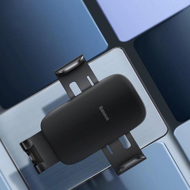 Автотримач для телефона Baseus Metal Age II Gravity Car Mount Black (2213001152) - фото 3